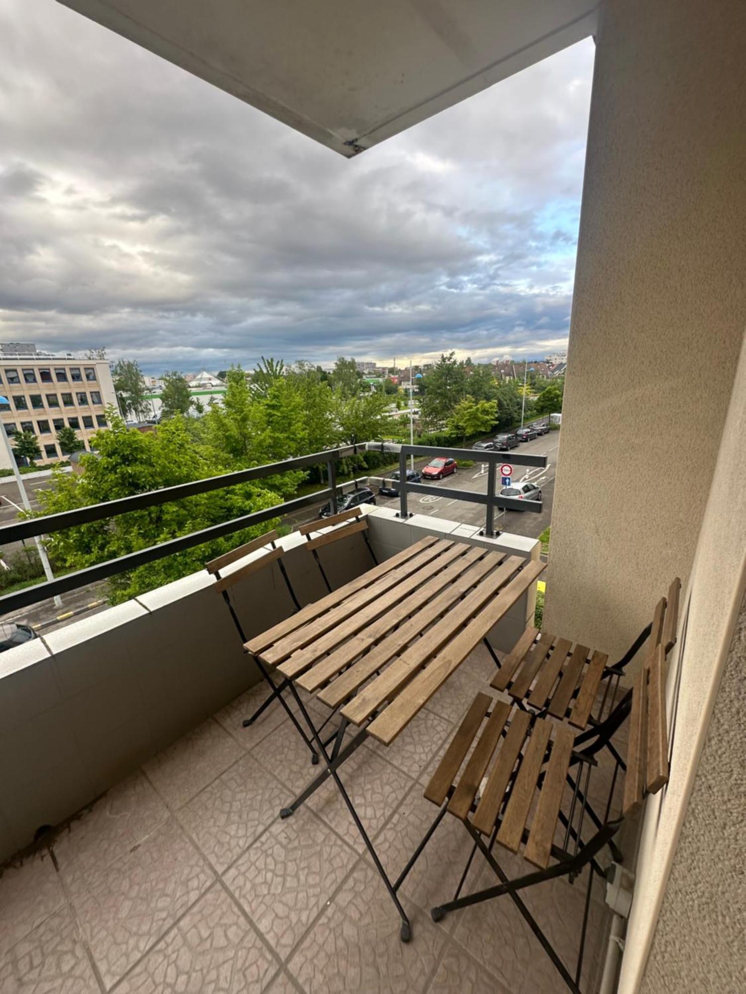 Apartmán Tres Beau Trois Pieces Avec Vue Degagee Štrasburk Pokoj fotografie